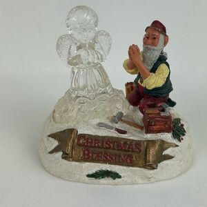 VTG '1997' Figi Graphics "Crystal Valley Christmas Blessing" figurine
